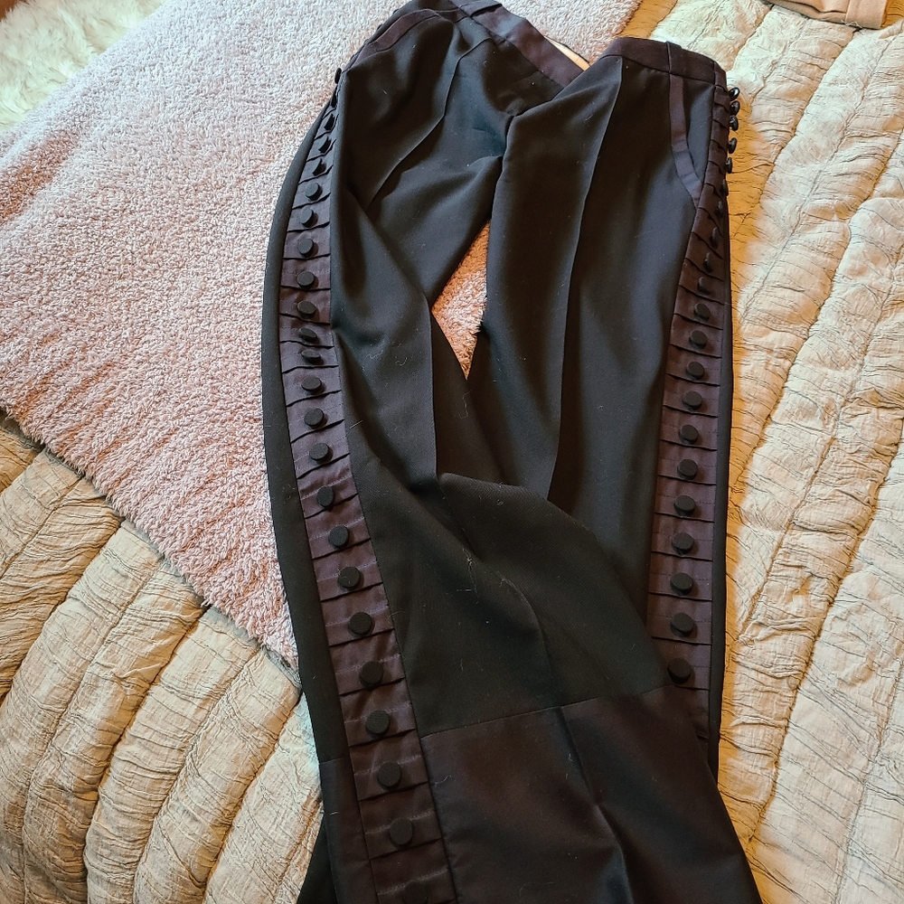 Chloe tuxedo detail dress pants
